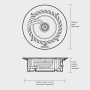 Lithe Audio 6.5'' Low Profile - Passive Ceiling Speaker (SINGLE)